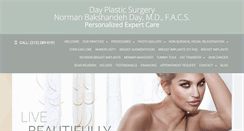 Desktop Screenshot of dayplasticsurgery.com